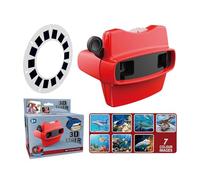 Juguete de buscador - Cámara de diapositiva retro 3D | - Buscador de temas, juguetes educativos para niños y niñas, paquete de 8 diapositivas para el hogar, preescolar, aula, guardería, vacaciones