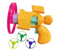 Juguete de búsqueda de gatos, hélice de disco brillante, juego interactivo y ejercicio, material de PVC, platillo luminoso para caza en interiores y exteriores, diversión en casa, apartamento de viaje