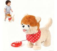 Juguete de Cachorro Robótico Interactivo, Perro Robot Realista con Caminar, Ladridos y Cola Que Se Mueve, Aprendizaje, Regalo para Mascotas, Consuelo y Emociones Style 1