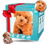 Juguete de Cachorro Robótico Interactivo Realista, Camina, Ladra y Mueve la Cola, Perro Electrónico con Movimientos Realistas para Niños y Adultos Cat