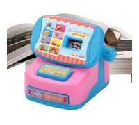 Juguete de caja registradora de supermercado | Ornamento Realista Coleccionable | Juguete Clásico Contador de Dinero para Juego de Ficción | Para Clase, Fiestas De Cumpleaños, Estudiantes, Chicas Y Ba