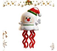 Juguete de calamar bailando, diseño navideño, juguete para el tiempo del vientre con mecanismo de ascenso, sensor de cuerda interactiva, juego educativo para niños pequeños, niñas, vacaciones de