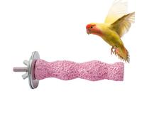 Juguete De Calcio Para Pájaros - Soporte De Perca De Loros, Piedra De Masticación De Hámster, Jaula De Molienda De Dientes | Accesorio De Jaula De Múltiples Petos Para Periquitos, Ardillas, Chinchilla