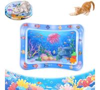 Juguete De Cama De Agua Para Gatos Con Peces, Tapete Sensorial De Agua Animal Oasis Para Mascotas, Tapete De Agua Mejorado Y Grueso Para Gatos, Apto Para Todo Tipo De Mascotas De Interior. (*D)