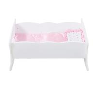 Juguete De Cama Para Muñecas De Madera - Cuna Interactiva, Muebles Universales Para Guardería | Niños Niñas Niños Preescolares Estudiantes De Kindergarten, Juego De Rol Imaginativo, Diseño Du