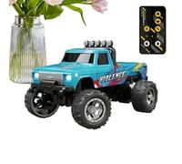 Juguete de camión teledirigido, camión teledirigido para niños - Pequeño coche de carreras interior,Coche de carreras recargable para interiores, juguete de coche eléctrico de 2,4 GHz con , 1:64 pe