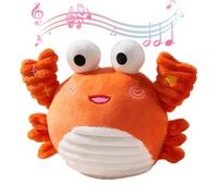 Juguete de Cangrejo Bailando, Juguete de Cangrejo, rebotando Bailando con Canciones, un niño removible y Recargable Seguro Durante 0-12 Meses bebé