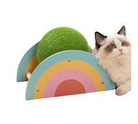 Juguete de cangrejo de gato con bola de sisal - Rascacielos para gatos y gatitos - Regalos prácticos para mascotas que son adecuados para sus mascotas, gatos, gatitos, cachorros, conejos y más Huiba