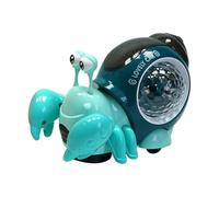 Juguete de caracol para gatear - Juguete portátil para gatear, juguetes de caracol para caminar con luz musical | Aprendizaje temprano del baile interactivo para las muchachas de los niños pequeños, j