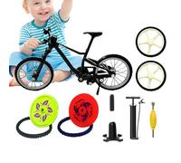 Juguete de Ciclo Fidget Miniatura, Juguete Dedo | Artesanía de Decoración de Oficina para Los Amantes del Ciclismo - Ornamento de Deportes al aire libre de Oficina Miniatura para la Biblioteca, El