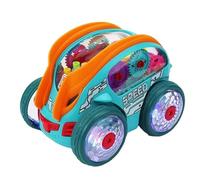 Juguete de coche de carreras LED para niños - Vehículo iluminado con música, exploración sensorial segura | Dale a tu hijo un regalo divertido para cumpleaños, Año Nuevo, Pascua, Niños,