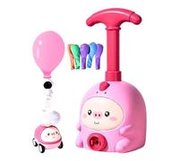 Juguete de cohete con globo con bomba de aire - Juguete de coche con globo inflable con forma de animal, desafío aerodinámico, globos de aprendizaje de aerodinámica Kit de cohetes | para niños, niñas,
