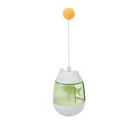 Juguete de columpio portátil para gatito, juguete interactivo de persecución de coche, divertido juguete de 2 colores para mascotas, ejercicio con bola y botella equilibrada, divertido giro automático