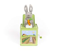 Juguete de conejito Jack in the Box de Jack Rabbit Creations | A partir de 3 a os | Juguete cl sico de hojalata con pop-up suave | Reproduce la c