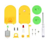 Juguete de construcción con generador de manivela - Proyecto Educativo sobre Energía - Proyecto Manual Portátil para Experiencias Escolares y Actividades en el Hogar