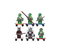 Juguete de construcción educativo para niños: Tortugas Ninja. Regalo para construir un set de las Tortugas