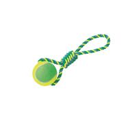 Juguete de cuerda Nobby, cuerda de juego con bola de tenis XXL 50 cm, bola Ø 12 cm