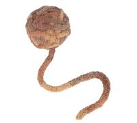 Juguete de cuerda para gatos - Pelota interactiva de 14 cm, diseño suave | Bell Inside - Juego de ejercicios de interior para gatitos para entrenamiento, ejercicio, estimulación mental, rascar