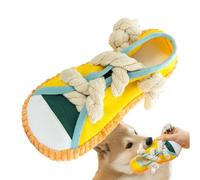 Juguete de cuerda para perro, mordedor para masticar en forma de zapato, juguete masticable de cuerda de algodón resistente para mascotas, juguetes interactivos de entrenamiento y recompensa, para