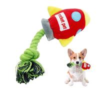 Juguete de cuerda para perros grandes | Juguete masticable para mascotas | Cuerda para masticar para perros | Cohete interactivo para mascotas | Juguete de cuerda para perros para masticar agresivo |