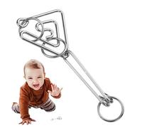 Juguete de de Metal | PUZILI DE Alambre de 8 Piezas de Juguete mágico | de Teaser Cerebral Flexible | Iron Unlock Interlock Game | Test Toys Mind Game Jigsaw para niños y