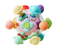 Juguete de dentición: colorido diseño de forma de bola juguetes sensoriales | Ball Toys para de la dentición | Toy de viaje para bebés y niñas de 0 a 12 meses, fácil de sostener