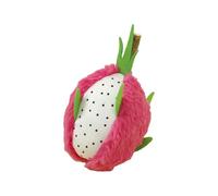 Juguete de dentición de frutas de peluche para gatos y perros con diseño realista de menta gatera, promueve tiempos de juego activos, masticable para mascotas pequeñas, juguete masticable, fruta de