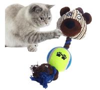 Juguete de Dentición para Mascotas, Juguetes para Perros de Pana - Juguetes interactivos para masticar para Perro con Patrón de Animal de Dibujos Animados,Juguete de Dentición de Pana para