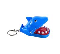 Juguete de dientes de | Juego de morder de tiburón hipopótamo de juguetes de dientes de - morder dedo dentista juegos juego para niños, llavero de descompresión