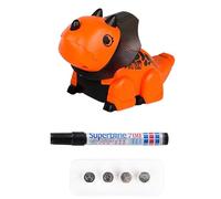 Juguete de dinosaurio a pie, figura de dinosaurios a pie | Juguete de dinosaurio de línea hecho a mano | Robot educativo interactivo para animales para caminar para niños para niños niñas para