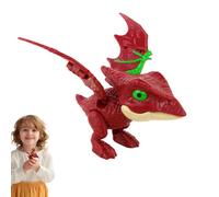 Juguete de dinosaurio para morder el dedo: juego interactivo, desafío de reacción divertido, criatura de juego portátil y atractiva | Emocionante acción de mordida con chasquidos impredecibles para fi