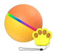 Juguete de diseño de modo dual interactivo para perros, gatos y mascotas, juguete Jolly Ball - Control remoto con disparador de radar, función automática de evitación de obstáculos - Batería