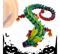Juguete de dragón 3D impreso en 3D, dragón infidget de 11,8 pulgadas, impreso en 3D,