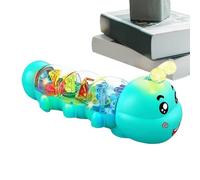Juguete de empuje para bebé motorizado | Forma de chenilla Juego educativo de primera edad | Juguete de despertar musical con luces | para niñas niños Regalo de cumpleaños