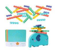 Juguete de Equilibrio de Animales - Juego de de Madera para los | Juguete de Aprendizaje de Color Brillante, Bloques de apilamiento Divertidos para niños pequeños, hogar