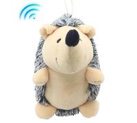 Juguete De Erizo Chirriante - Material De Felpa Corto | Muñeco De Mascota Exprimible De Alta Elasticidad, Figura De Animal Relleno Con Sonido De 50g, Accesorio Para Masticar Interactivo Calmante Para