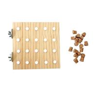 Juguete de escalada de aves para mascotas, para loros, moler madera, masticar, para jaula, teclado molar, rompecabezas de pájaros