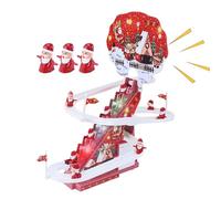 Juguete de Escalada de Papá Noel - Juego de Juego con Pista de Papá Noel, Tobogán eléctrico Juguetes de Escalada, Niños Niños Niños Escritorio Dormitorio de Salón Vacaciones Juega