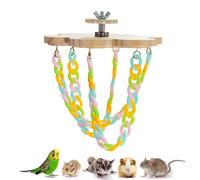 Juguete de escalada Sugar Glider - Estructura de escalada de madera con rotación de 360 grados, madera no tóxica sin peligro para animales para pájaros pequeños y mascotas | Ideal para jaulas