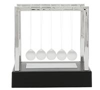 Juguete de Escritorio Newtons Cradle Luminoso, péndulo de Movimiento perpetuo con Bolas Que cambian de Color, Bolas magnéticas oscilantes para aliviar el estrés y Aprender física,