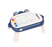 Juguete de escritura magnética: bloque de dibujo colorido, tablero de bocetos de aprendizaje, superficies de garabatos creativas, estación de juego educativa | Tablero magnético con patas extraíbles
