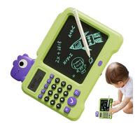 Juguete de escritura manual para niños, juguete educativo eléctrico para niños pequeños, bandeja de dibujo LCD, juguete eléctrico 2 en 1, colorido, borrable
