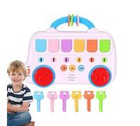 Juguete de estallido de animales,Juguete de estallido de niños animales, Juguetes musicales de aprendizaje temprano, Juguetes para niños pequeños, juguetes musicales interactivos para bebés, niños y n