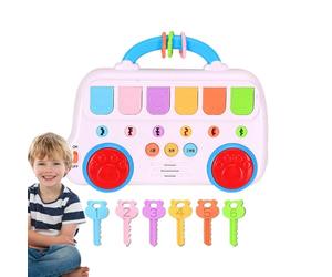 Juguete de estallido de animales,Juguete de estallido de niños animales, Juguetes musicales de aprendizaje temprano, Juguetes para niños pequeños, juguetes musicales interactivos para bebés, niños y n