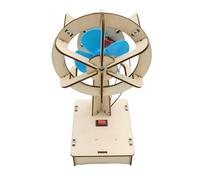 Juguete de Experimentos | Juego Educativo De Circuitos con Ventilador Oscilante | Proyecto Educativo de Circuitos de Madera para Aprender Física en Escuela, Hogar y Taller