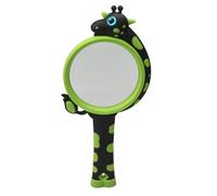 Juguete de exploración al aire libre fácil de agarrar niños portátil 10x lupa de vidrio herramienta experimental jirafa ampliación de forma jirafa aumento de vidrio