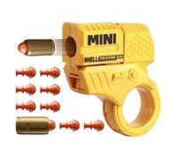 Juguete de expulsión de balas, automático realista interactivo, lanzador de espuma con eyección de casquillos para niños, para viaje, picnic, al aire libre, de cumpleaños, vacaciones