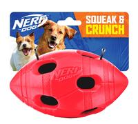 Juguete de f tbol de goma Nerf para perros con chirriador interactivo y crujido, ligero, duradero y resistente al agua, 6 pulgadas de di metro pa
