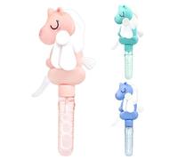 Juguete de fan de Bubble Maker para niños | Summer Outdoor Toy Bubble Solution Fan Indoor Wand | Juguete portátil de la botella de la del soplador de burbujas de la m