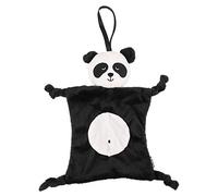 Juguete de felpa para bebés Muñeca de peluche para niños pequeños Manta de seguridad Animal lindo Infantil Toalla reconfortante(Panda)